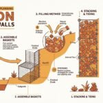 Gabion retaining wall baskets